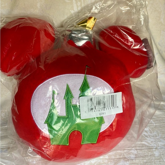 Disney Mickey Mouse Icon Holiday Ornament Throw Pillow 🆕 - Picture 4 of 12